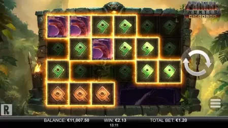 Primal Hunter Gigablox slot screenshot 4