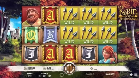 Robin of Sherwood slot screenshot 1