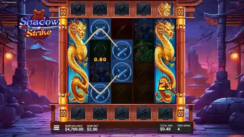 Shadow Strike slot screenshot 5