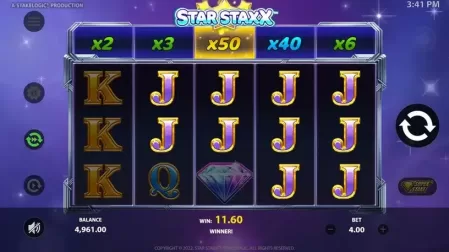 Star Staxx slot screenshot 2