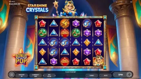 Starshine Crystals slot screenshot 1