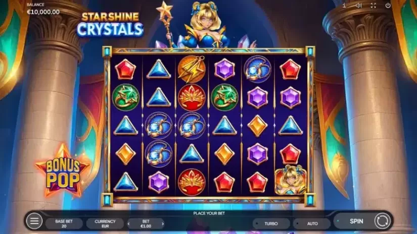 Starshine Crystals slot screenshot 1