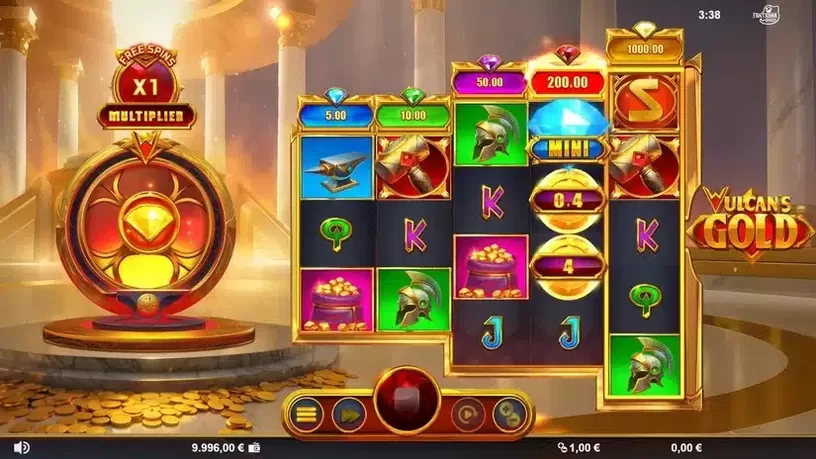 Vulcan’s Gold slot screenshot 2