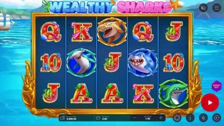 Wealthy Sharks slot screenshot 1