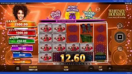 Whitney Houston I Wanna Dance with Somebody slot screenshot 3