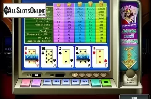 Game Screen 1. Aces And Faces (Novomatic) from Novomatic