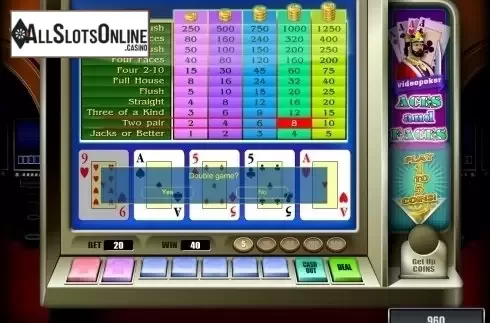 Game Screen 2. Aces And Faces (Novomatic) from Novomatic