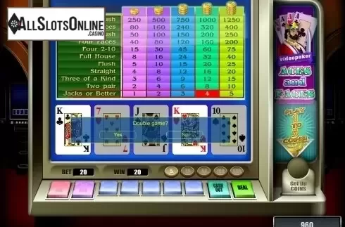 Game Screen 3. Aces And Faces (Novomatic) from Novomatic