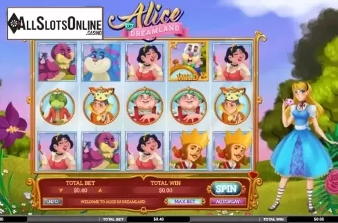 Reel screen. Alice in Dreamland from Arrows Edge