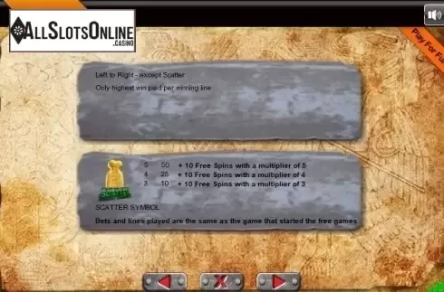 Screen5. Annunaki from Portomaso Gaming