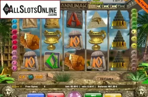 Screen2. Annunaki from Portomaso Gaming