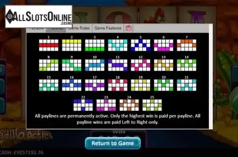 Paytable 2