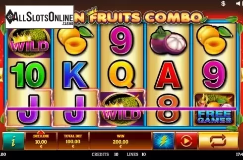 Win Screen 2. Asian Fruit Combo from Givme Games