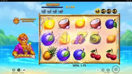 Bananza slot screenshot 2