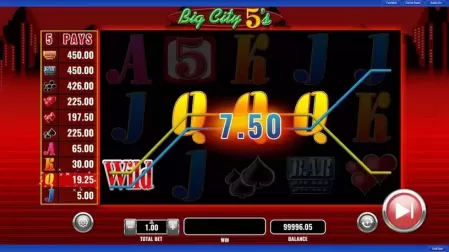 Big City 5's slot screenshot 4