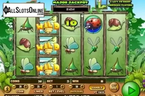 Wild Win screen. Buggy Bonus from Habanero