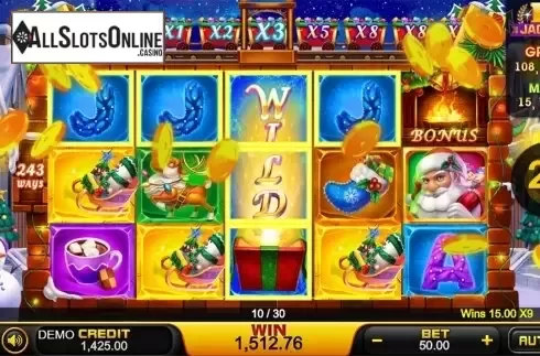 Game workflow 6. Christmas Express from PlayStar