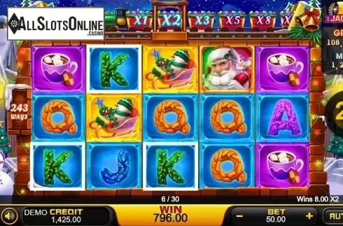 Game workflow 5. Christmas Express from PlayStar