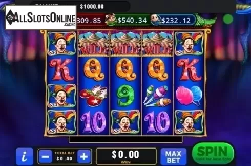 Game Screen. Circus Carnival from GMW