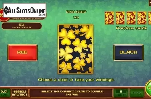 Risk Game screen