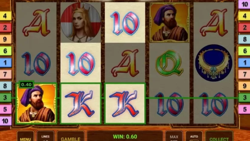 Columbus Deluxe slot screenshot 2