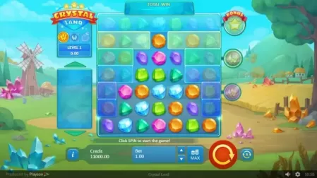 Crystal Land slot screenshot 1