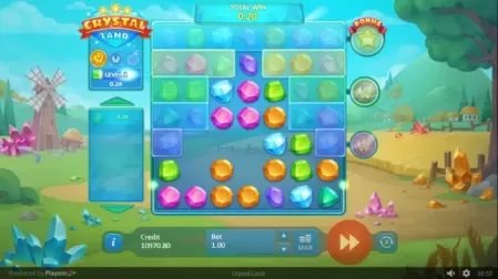 Crystal Land slot screenshot 2