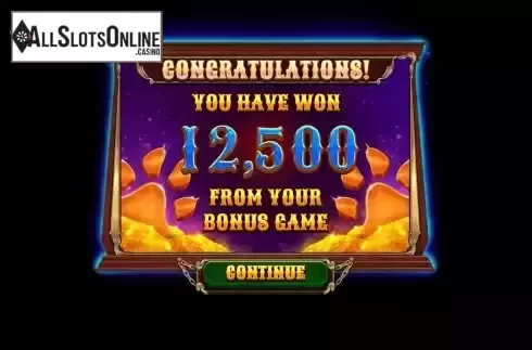 Bonus Win screen