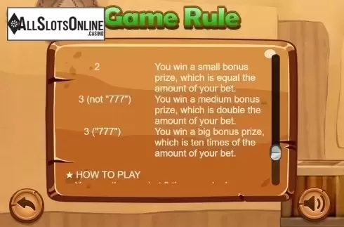 Paytable 2. Darts Roulette from Mikado Games