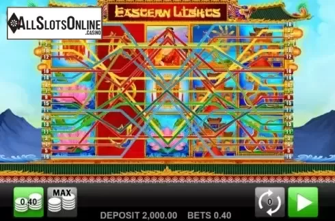 Paylines. Eastern Lights from Merkur