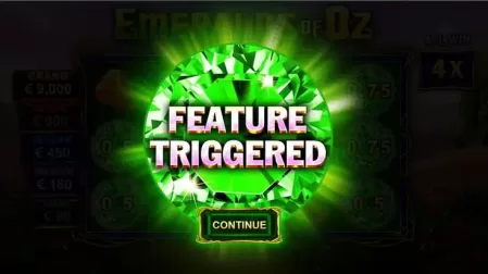 Emeralds of Oz slot screenshot 3