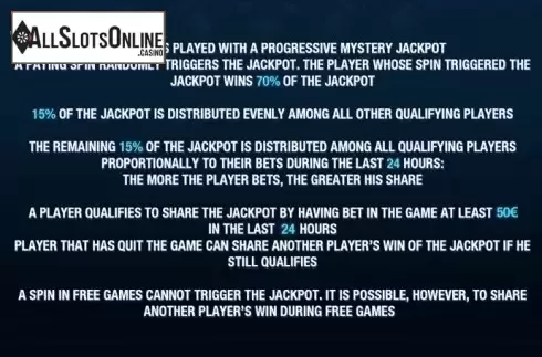 Paytable 3. Everybody's Jackpot from Playtech