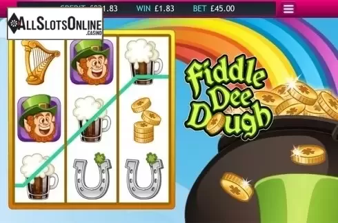 Win screen. Fiddle Dee Dough from Eyecon