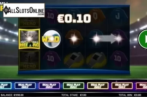 Win Screen. Football Hero from SG