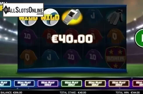 Win Screen. Football Hero from SG