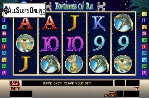 Screen3. Fortunes of Ra (Merkur) from Merkur