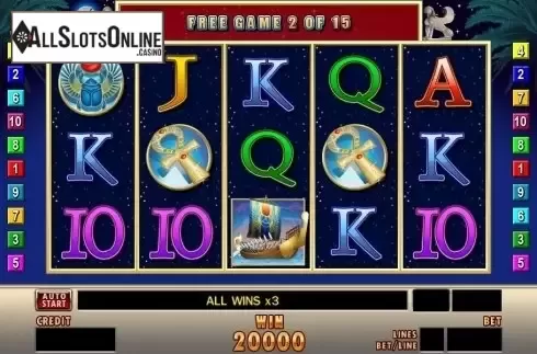 Screen4. Fortunes of Ra (Merkur) from Merkur