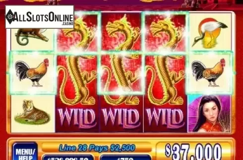 Screen3. Game of Dragons II from WMS