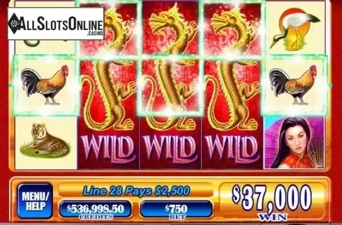 Screen4. Game of Dragons II from WMS