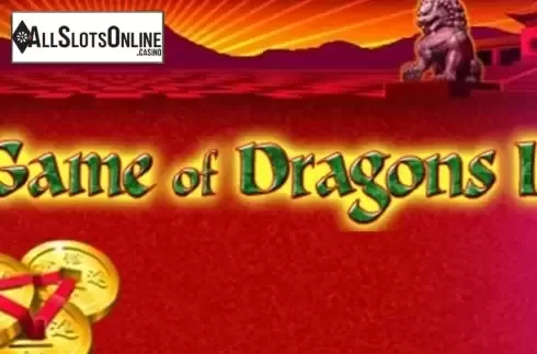 Screen1. Game of Dragons II from WMS