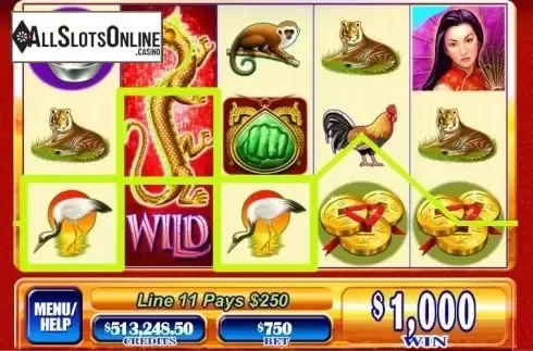 Screen5. Game of Dragons II from WMS