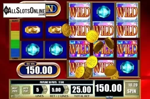 Big Win screen. Glitz from WMS
