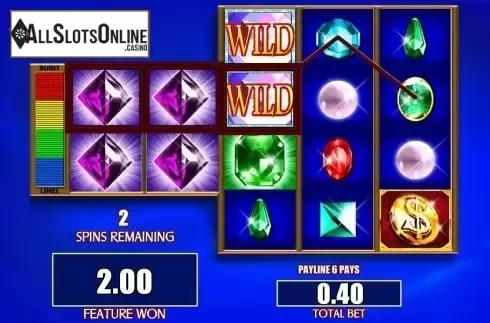 Wild Win screen. Glitz from WMS