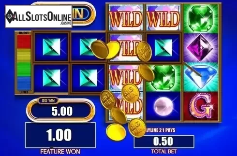 Big Win screen. Glitz from WMS