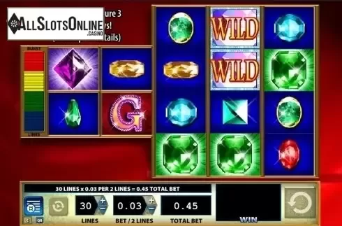 Reel screen. Glitz from WMS
