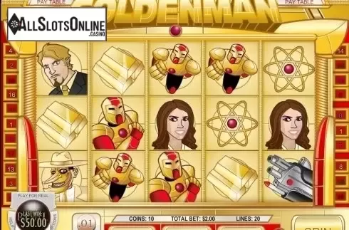 Screen9. Goldenman from Rival Gaming