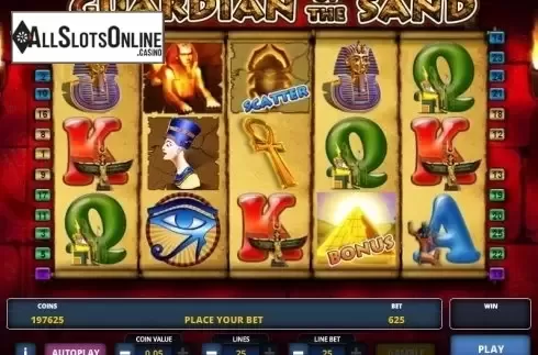 Screen 1. Guardian of the Sand from Zeus Play