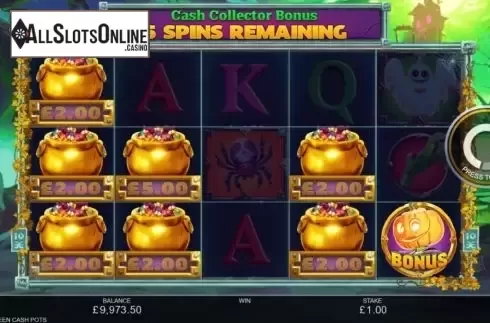 Bonus Game 3. Halloween Cash Pots from Inspired Gaming
