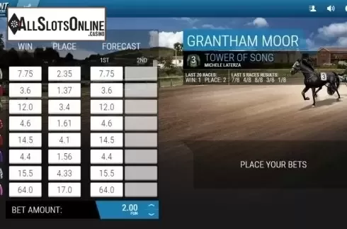 Game Screen 1. Instant Virtual Trotting from 1X2gaming