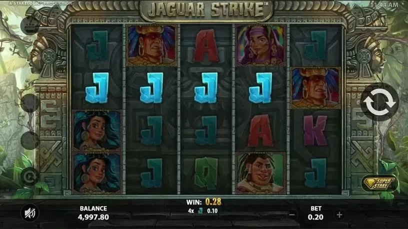 Jaguar Strike slot screenshot 2